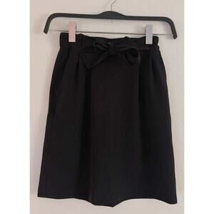 Lululemon Black Waist Tie Belt Skirt